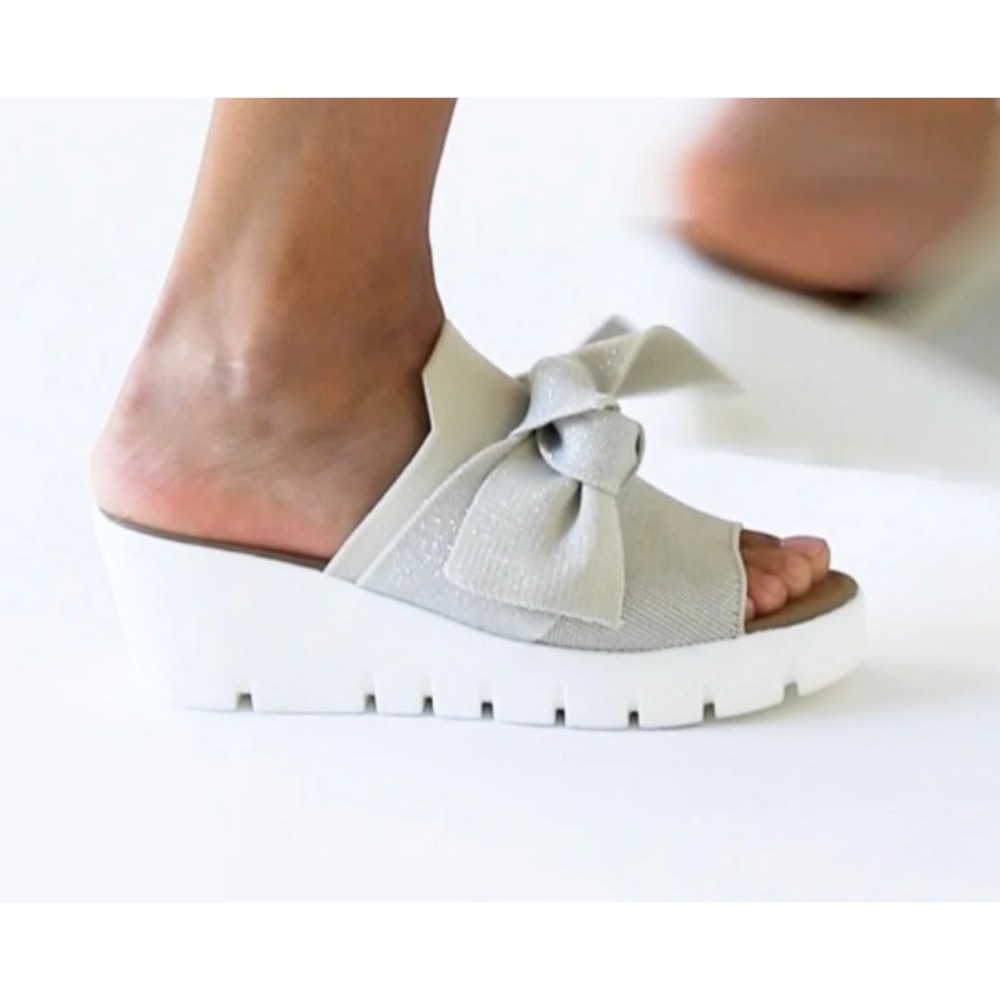 Bernie Mev Venti Freesia Nude/ Silver Sandal -EU Size 37